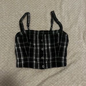 hollister cropped tank top